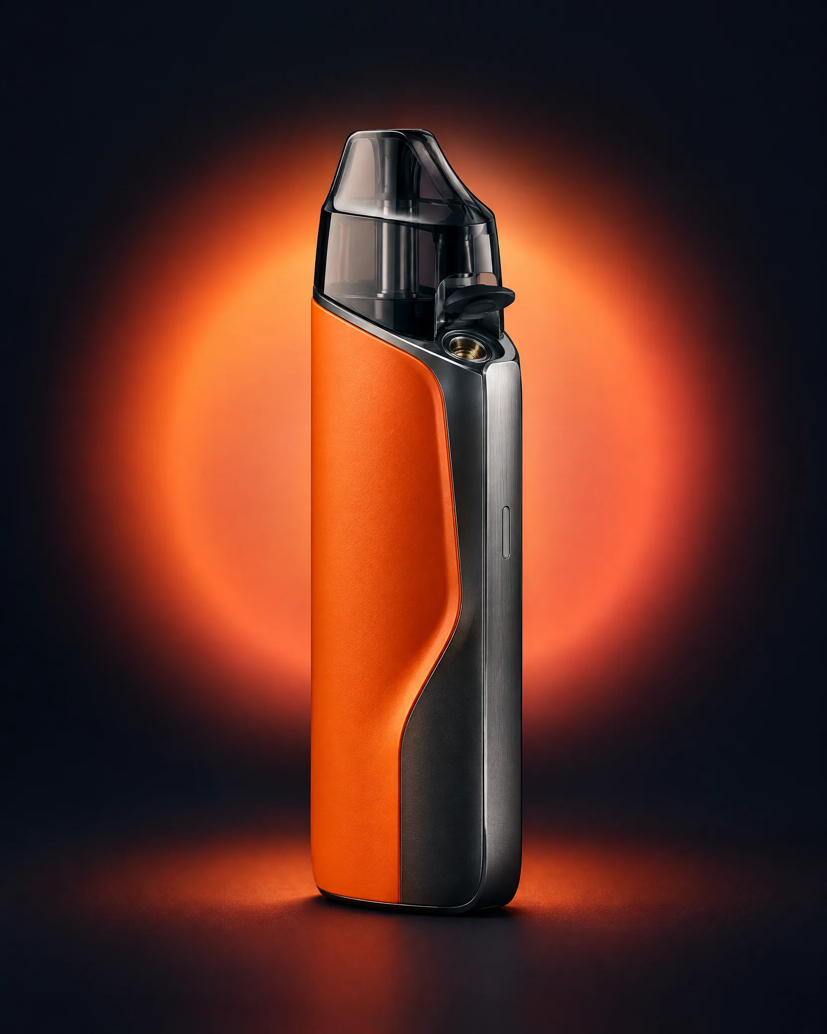 Sistema pod aperto Vantix Flux Open in finitura arancio e grafite